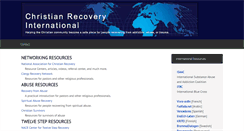 Desktop Screenshot of christianrecovery.com